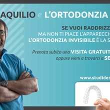 Il dr. Aquilio e l'ortodonzia invisibile